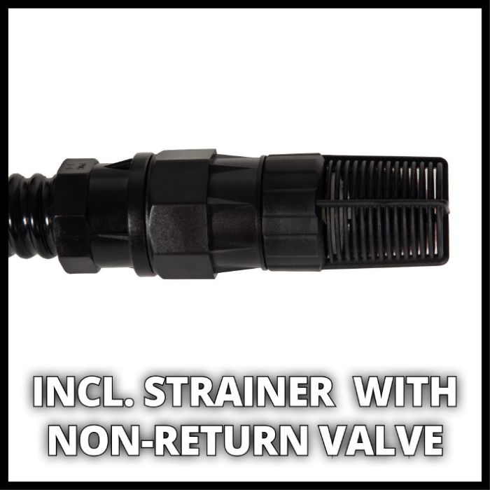 Всасывающий шланг для воды Einhell, 4 м, пластиковые коннекторы (4173635)