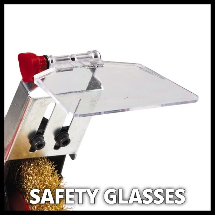 Верстат точильний, 350 Вт, 2980 об/хв, диск 150 мм, диск-щітка для зачищення