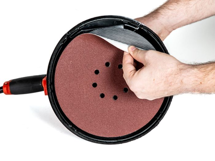 Шліфмашина для стін,  Einhell TC-DWS 225, 1220 Вт (4259945) 1220 Вт, діам. 225 мм, 1500-2300 об / хв, набір шліфпаперу 6 шт