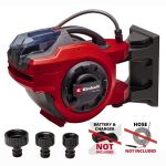 Котушка для шланга акумуляторна Einhell GE-HR 18/30 WH Li - Solo (4173771) X-Change (без акум.), 18В, без основного шланга', шланг під'єднання 1.5м, до 8 бар, настінний тримач, розпилювач і адаптери в комплекті
