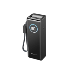 Павербанк EcoFlow RAPID Power Bank з кабелями 25000mAh чорний