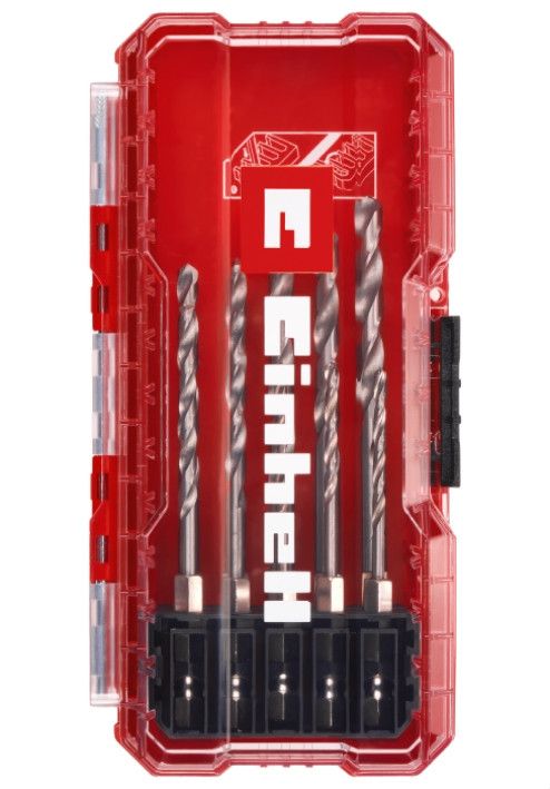 Набір свердел по металу Einhell  HSS, 10 шт, S-Case (108723)