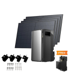 Комплект EcoFlow STREAM ULTRA/Solar Panel 4*400/Cистема кріплень EcoFlow Rigid Solar Panel Mounting Feet/Розумний лічильник Smart Meter