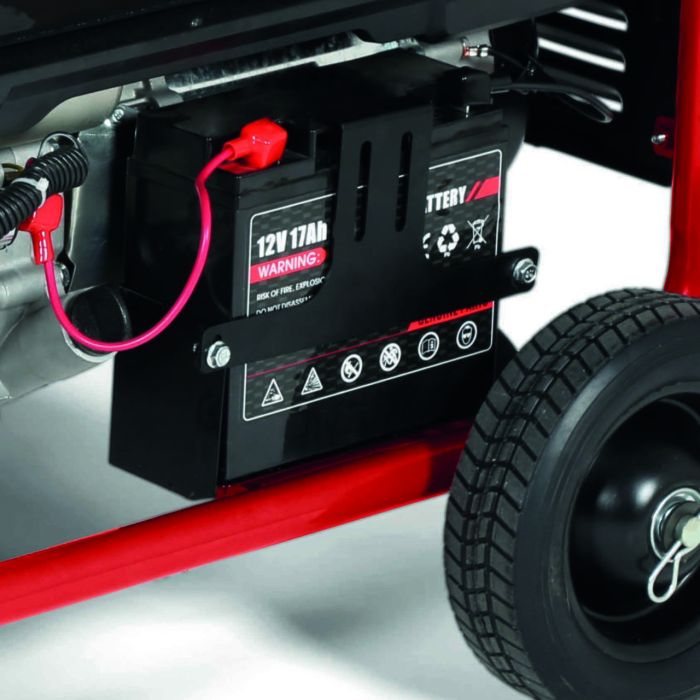 Генератор бензиновий, Einhell TC-PG 8000 ,220/380В, 3200/3600 Вт, 4-тактний, бак 25 л, макс. потужність 3,3/7,5 кВт, сінхронний, номінальний струм 13.9/10.8 А, 2х230В+1х400В