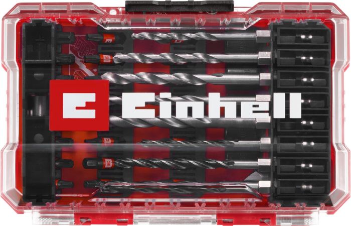 Набір біт, головок і свердел по дереву/металу/бетону, 39 шт, M-CASE, Einhell