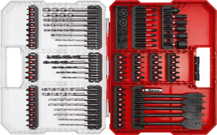 Набір ударних біт і свердел, 95 шт, XL-BOX, Einhell