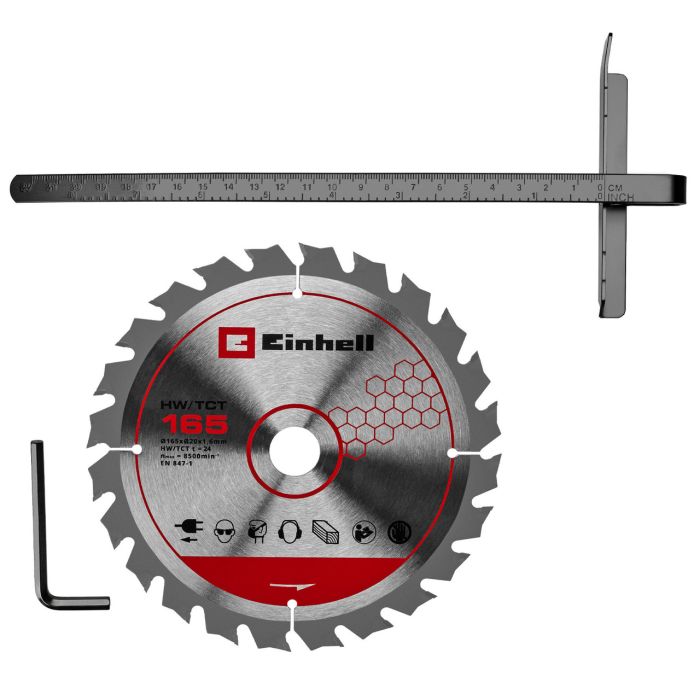 Пила циркулярна акумуляторна Einhell TE-CS 18/165-2 Li - Solo (4331230)