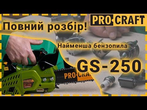 Бензопила Procraft GS-250 (Шина, ланцюг 30)
