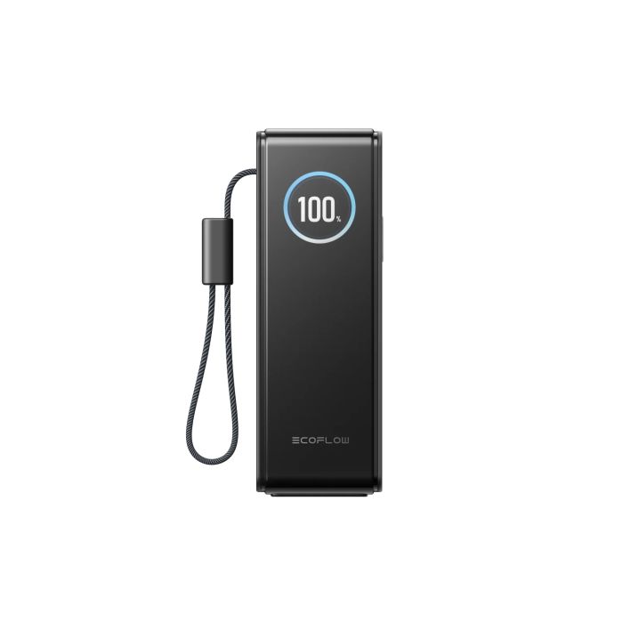 Павербанк EcoFlow RAPID Power Bank з кабелями 25000mAh чорний