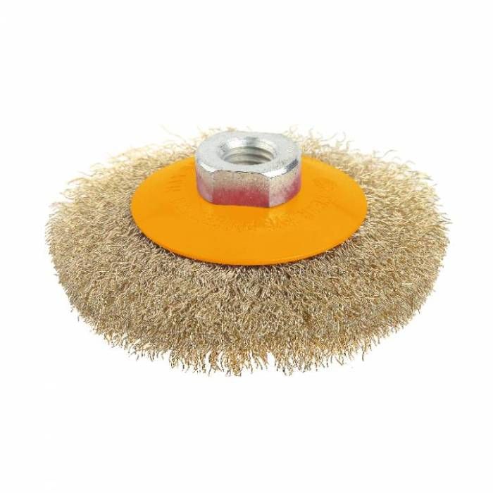 Щітка конусна гофрований дріт ПРОФІ 100 мм