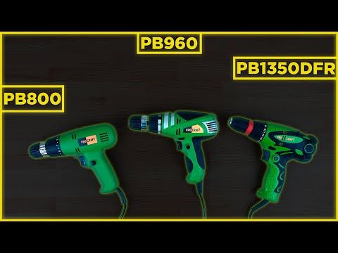 Шуруповерт мережевий Procraft PB1350DFR