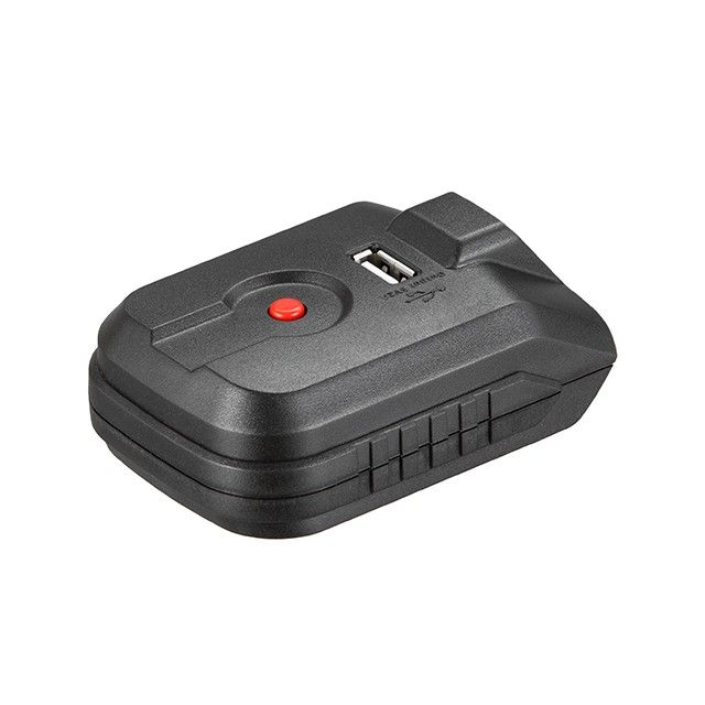Адаптер для акумулятора 20 В з USB 2 А та LED-ліхтарем INTERTOOL WT-9300