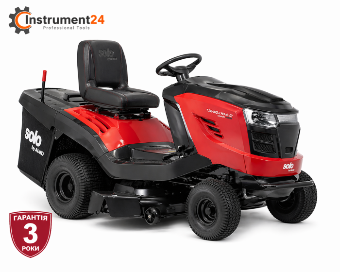 Трактор-газонокосарка Solo by AL-KO T 22-103.3 HD-A V2: Потужність двох циліндрів для бездоганного газону