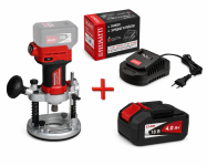 Фрезер Felisatti ФМ-55/18Л3/P52411 Set2 (UPP18V) БЕЗЩІТКОВИЙ ДВИГУН + АКБ 4.0 Аг та зарядний пристрій