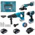 Акумуляторний набір інструментів PROFI-TEC Combo Set 3/5 POWERLine (PBH201BL, DTW800BL, DGA20BL) (2×PT2040MP (4.0 Аг), зарядний пристрій)