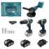 Акумуляторний набір PROFI-TEC Combo Set 3/8 20В (DTW500BL, DHP485BL, PGA202) (2хPT2040MP (4.0Aг), зарядний пристрій, кейс