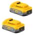 Набір акумуляторных батарей PowerStack DeWALT DCBP318S2