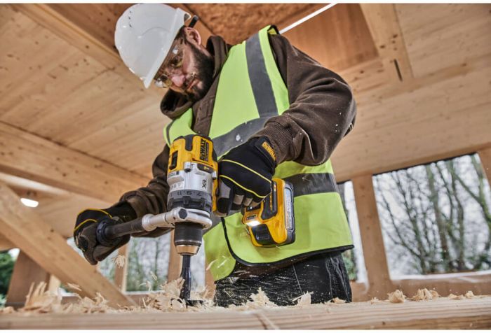 Дриль-шурупокрут акумуляторний безщітковий ударний DeWALT DCD1007H2T