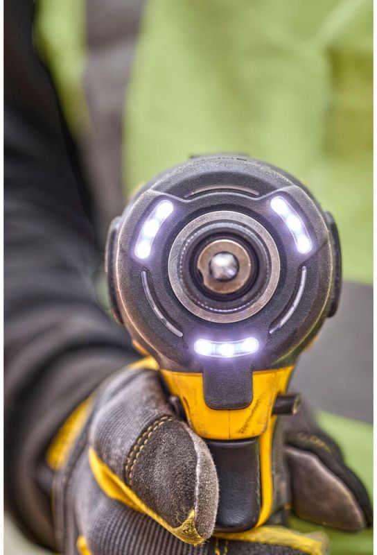 Шурупокрут ударний гідравлічний акумуляторний безщітковий DeWALT DCF870NT