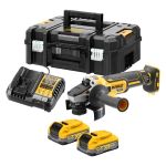 Шліфмашина кутова - болгарка акумуляторна безщіткова DeWALT DCG405S2T