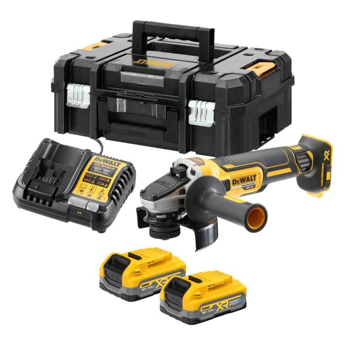 Шліфмашина кутова - болгарка акумуляторна безщіткова DeWALT DCG405S2T