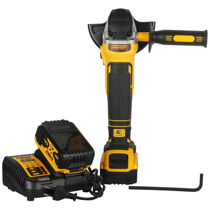 Шліфмашина кутова - болгарка акумуляторна безщіткова DeWALT DCG405S2T