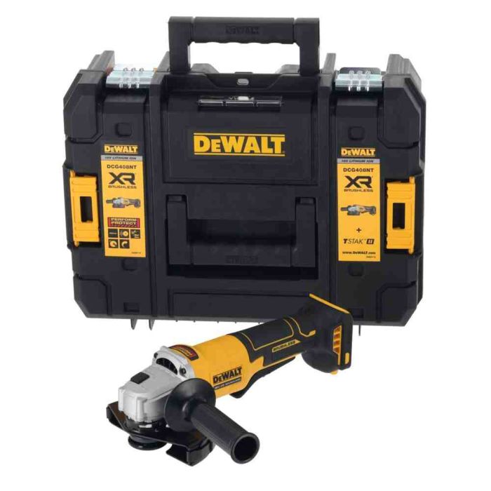 Шліфмашина кутова - болгарка акумуляторна безщіткова DeWALT DCG408NT