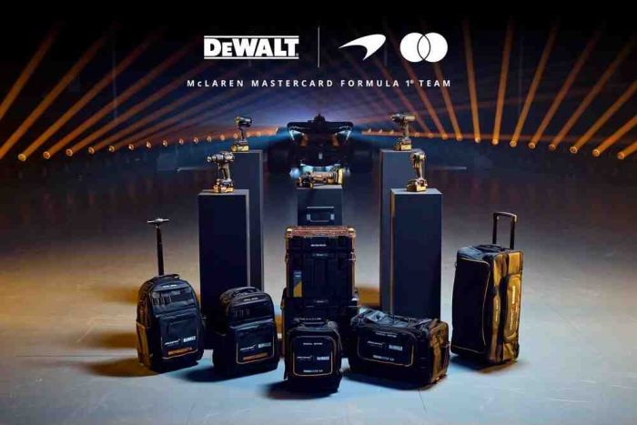 Шліфмашина кутова - болгарка акумуляторна безщіткова McLaren F1 TEAM SPECIAL EDITION DeWALT DCG45MP2T