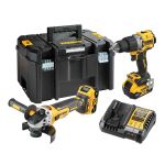 Набір з двох інструментів безщіткових DeWALT DCK2026P2T