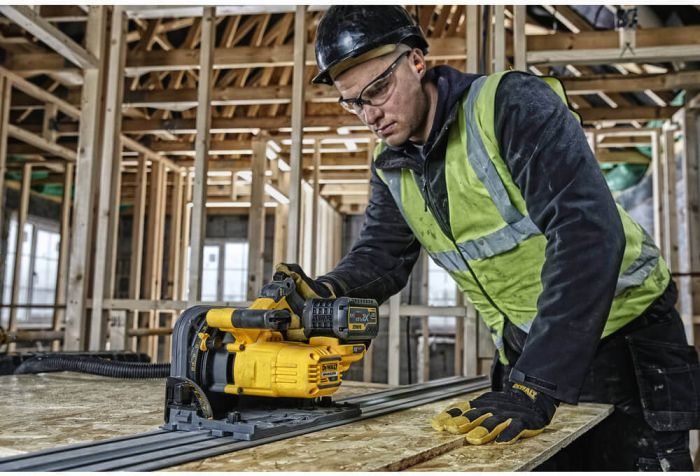 Пила дискова занурювальна акумуляторна безщіткова DeWALT DCS520T2R