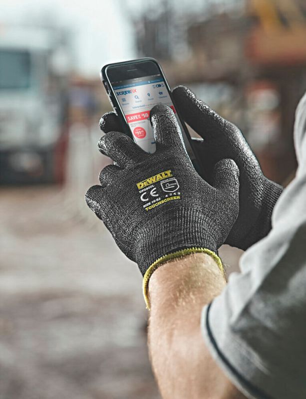 Рукавички універсальні з чутливістю до сенсорного екрану DeWALT DPG800L