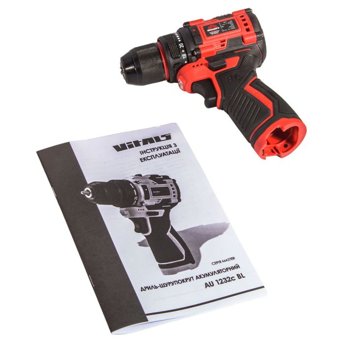 Дриль-шурупокрут акумуляторний Vitals Master AU 1232c BL
