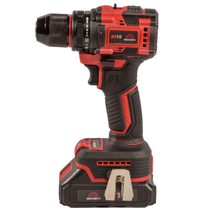 Дриль-шуруповерт акумуляторний Vitals Master AU 1832c BL Kit+