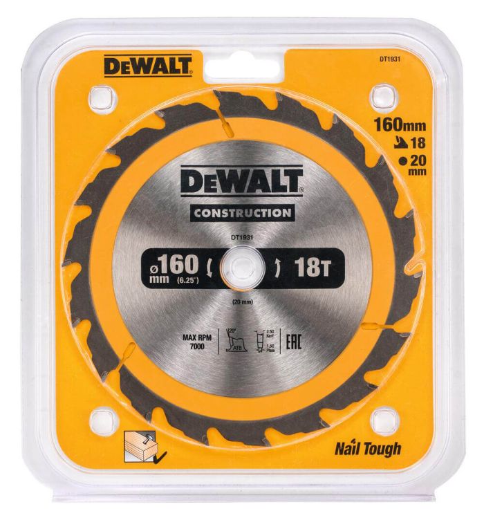 Диск пилковий СONSTRUCTION DeWALT DT1931