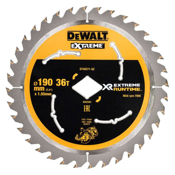 Диск пиляльний DeWALT DT40271