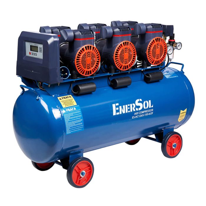 Компресор повітряний безмасляний EnerSol ES-AC1265-150-6OF