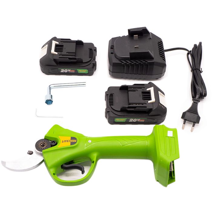 Акумуляторний секатор Procraft ES20Li