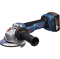 Акумуляторна кутова шліфмашина Bosch GWS 18V-11 S Professional, 2 акб GBA 18V 5.0Ah та з/п GAL 1880 CV, у кейсі L-BOXX 136