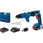 Акумуляторний шурупокрут Bosch GTB 185-LI Professional, 2 акб GBA 18V 2.0Ah і з/п GAL 18V-20, з GMA 55 в кейсі