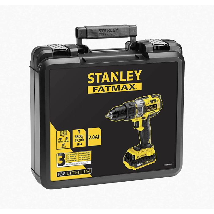 Дриль-шурупокрут акумуляторний ударний STANLEY FATMAX FMC626C2K