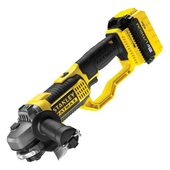 Шліфмашина кутова - болгарка акумуляторна безщіткова STANLEY FATMAX FMC761M2