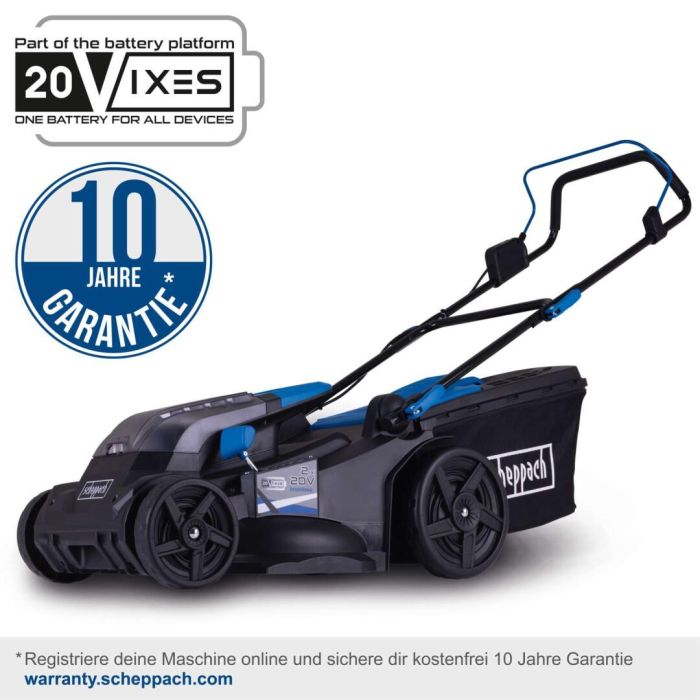 Газонокосарка акумуляторна Scheppach BC-MP430-X SET XL2