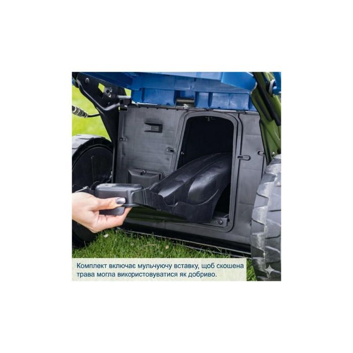 Газонокосарка акумуляторна Scheppach MP470-X SET XL2x2