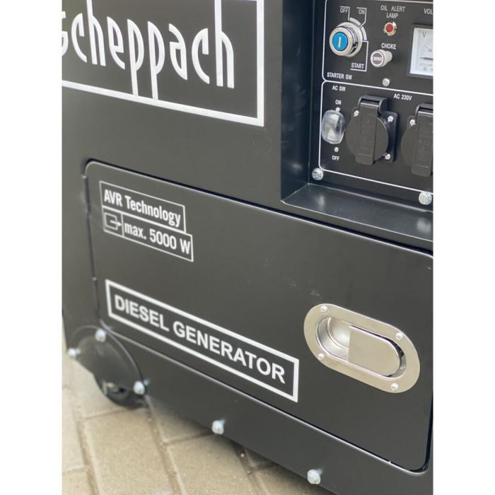 Генератор дизельний Scheppach DGS 5500 Black Edition 4,2/3 кВт