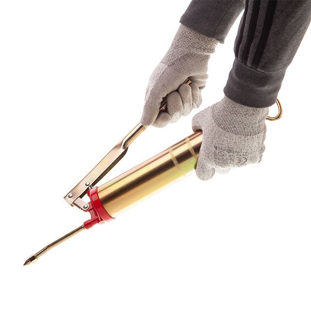 Шприц для смазки с гибким шлангом HT-0061