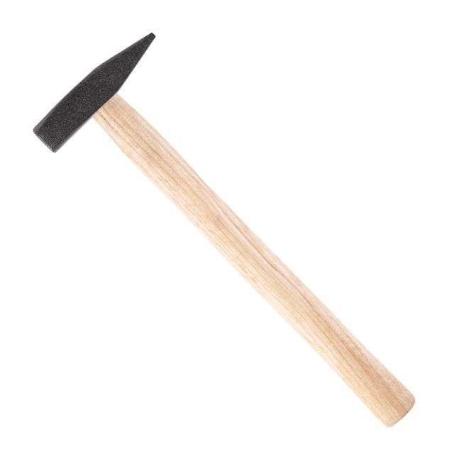 Молоток слесарный 200г. с деревянной ручкой HT-0212