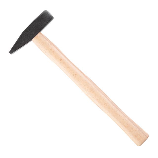 Молоток слесарный 300г. с деревянной ручкой HT-0213