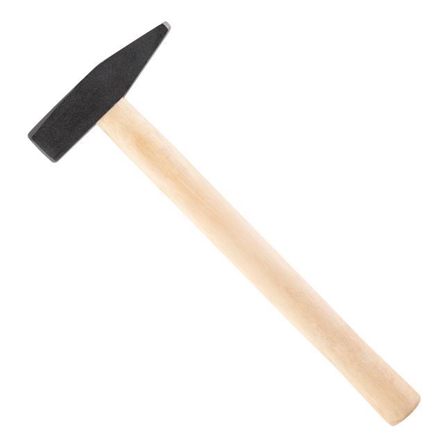 Молоток слесарный 500г. с деревянной ручкой HT-0215