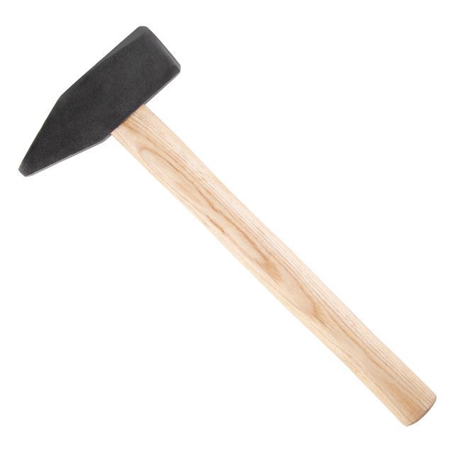 Молоток слесарный 2000г. с деревянной ручкой HT-0222