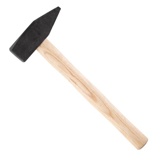 Молоток слесарный 2000г. с деревянной ручкой HT-0222